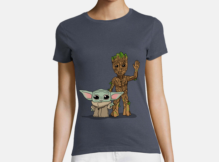 Baby Yoda Groot Woman T Shirt Tostadora