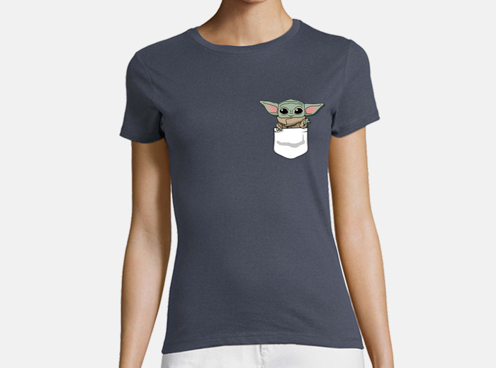 Camiseta baby yoda online mujer