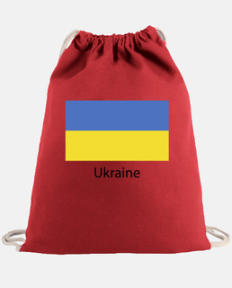 backpack with ukraine flag