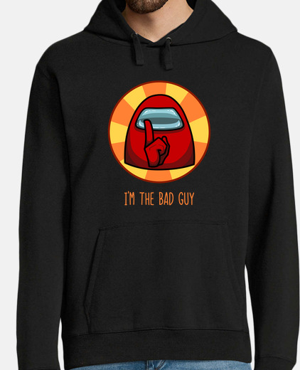 bad guy - men's hooded jumper