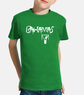 baha più t-t-shirt text scudo bianco