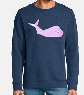 baleine rose. appliquer à différentes couleurs de sweat à capuche et sweat-shirt.