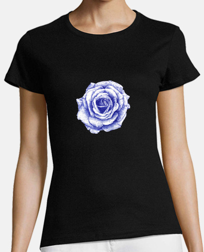 ballpoint blue rose