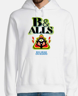 balls big head on board t-shirt