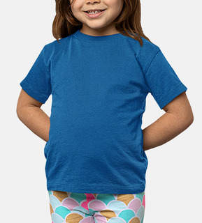 Bambino, manica corta, blu reale