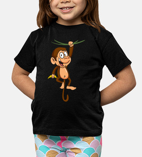 Banana Jungle Kids Monkey Motif
