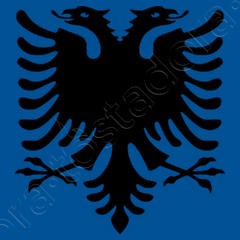T-shirt bandiera albania - aquila albanese
