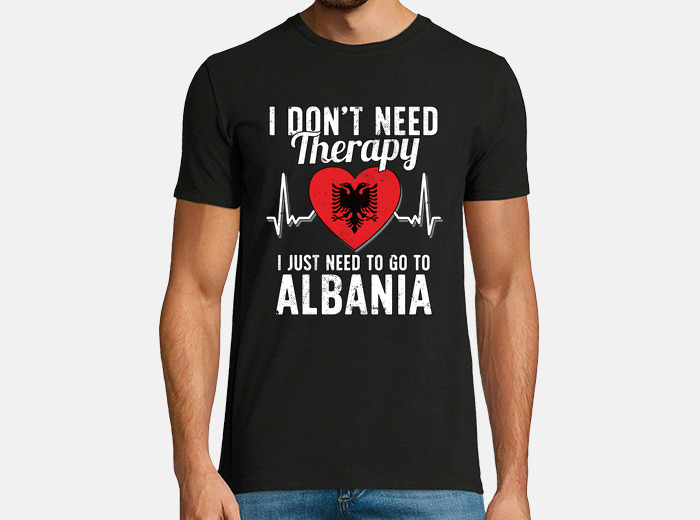 T-shirt bandiera albania - aquila albanese