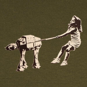Camisetas Banksy Star wars popart