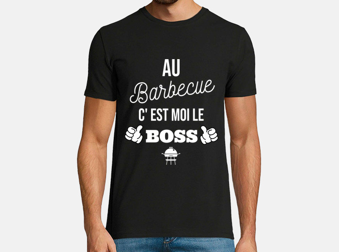 Barbecue barbecue boss humor gift t shirt tostadora