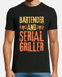 barman y asador en serie