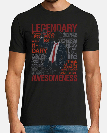 Barney stinson - legendary t-shirt of aw