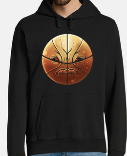 basket arrabbiato con la faccia comica
