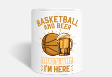 Basketball and Beer Basket e Birra