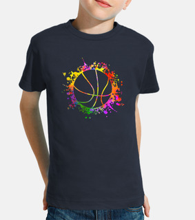Basketball Paint Splatters colorful
