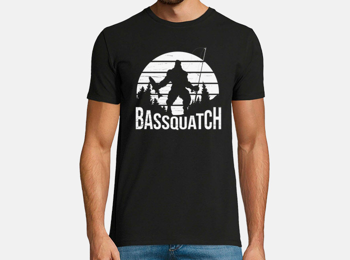 Bassquatch bigfoot sasquatch yeti fishing