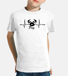 battito cardiaco amante dei cani pug