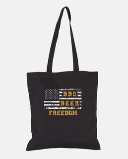 BBQ Beer Freedom with Distressed USA