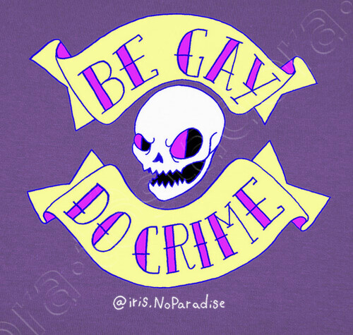 Camiseta Be Gay Do Crime D Latostadora