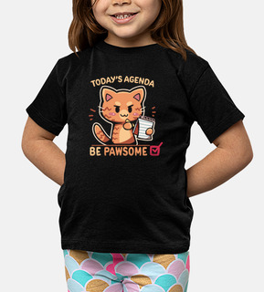 Be Pawsome Agenda Completed - Kids Shirt