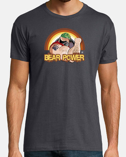 bear puissance sombre t-shirt basique