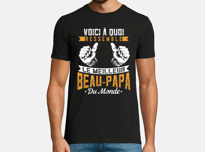 Beau-Père Cadeaux Beau-Papa Men's T-Shirt