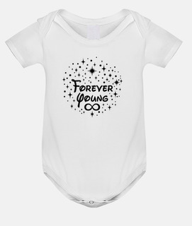 Bebé frases divertidas Forever Young