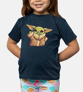 bébé yoda man dalorian salut là