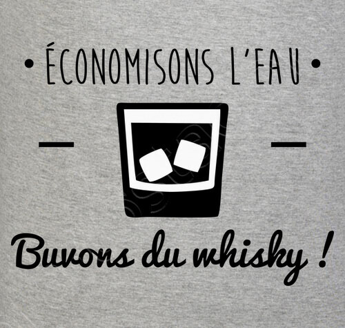 Télécharger gratuitement Images Sweat Economisons L Eau Buvons Du Whisky Humour Alcool Drole dernière par
