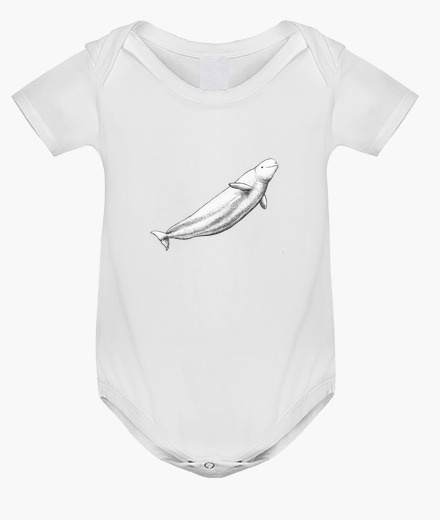 Ropa Infantil Beluga Ballena Blanca Body Latostadora