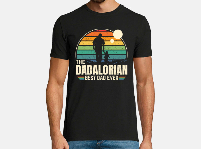 Best dad gift the dadalorian 3 t shirt tostadora