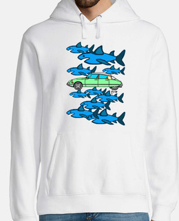 between sharks