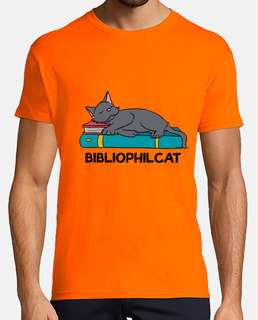 Bibliophilcat - camiseta hombre
