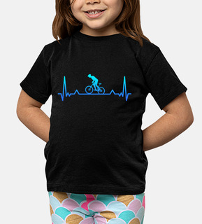 Bike Cycling Heartbeat Line Dad Gift