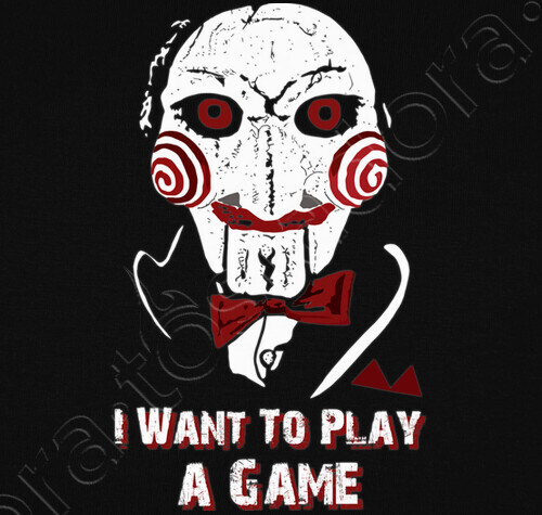 Camiseta Billy - I Want To Play a Game (Saw) | laTostadora