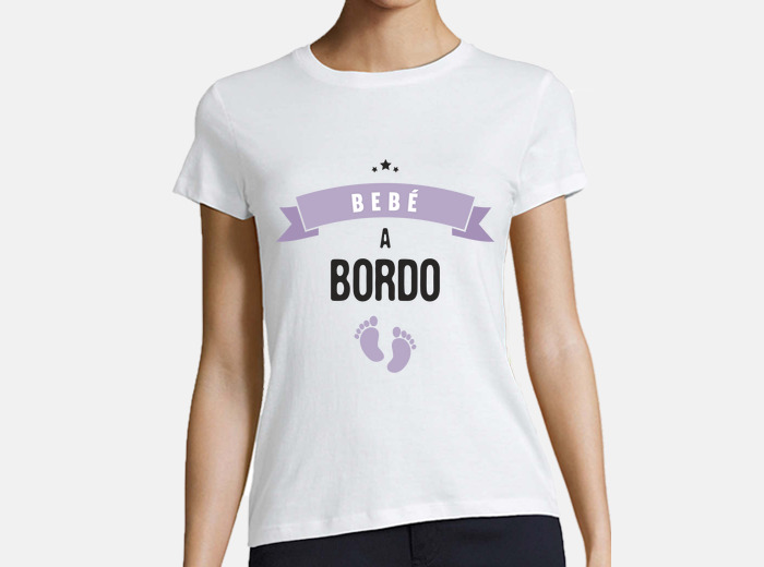T shirt bimbo a bordo tostadora