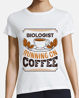 biólogo corriendo con cafeína de café