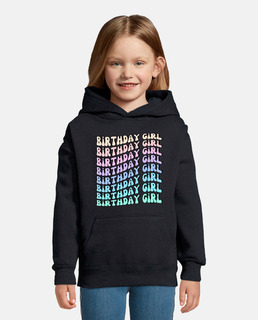 Birthday Girl Vintage Retro Wave Text G