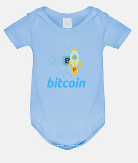 Bitcoin To The Moon Rocket Funny Chain