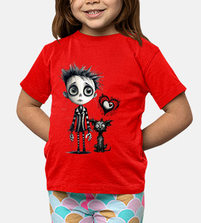 black and white halloween 3 children&#39;s t-shirt