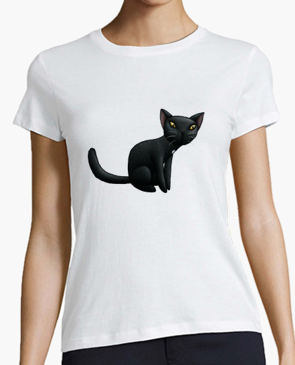 Black cat baseball t-shirt - 779741 - MikeLevett