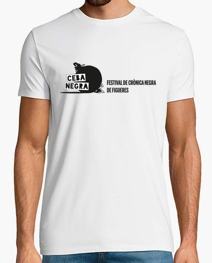 Black ceba logo - black t-shirt