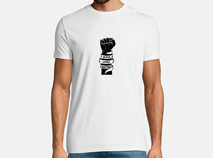 Blm fist best sale t shirt