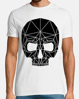 black robotic skull