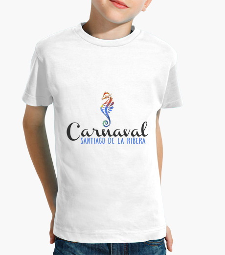 Blue carnival horse kids t-shirt