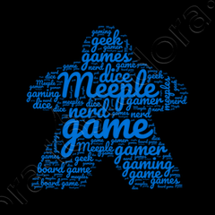 Blue Board Game Meeple