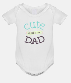 body baby newborn child cute just like dad