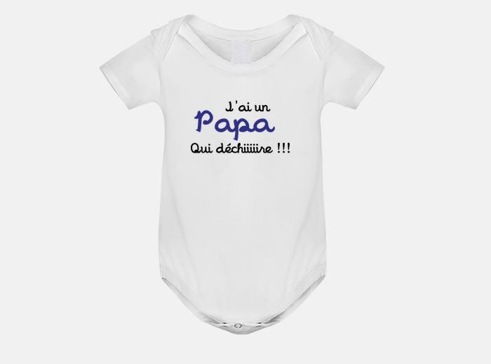 Vetements Enfant Body Bebe Papa Tostadora