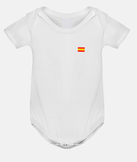 Body bebé, blanco con bandera ESP