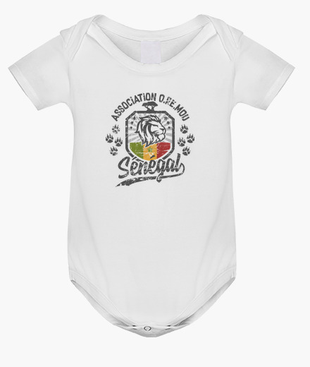 Body bébé Sénégal Lion de la Téranga...